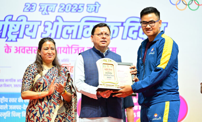 Rapid progress on U’khand sports academies & university CM